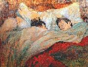Henri de toulouse-lautrec In Bed, Germany oil painting artist